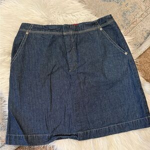 Gloria‎ Vanderbilt skort denim high waist
